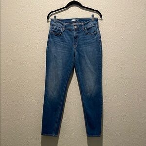 Old Navy Blue Cropped Ankle Jeans